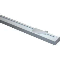 Gardinia, Vorhang Zubehör, Aluminium-Vorhangschienen Set 1-Lauf Lucy