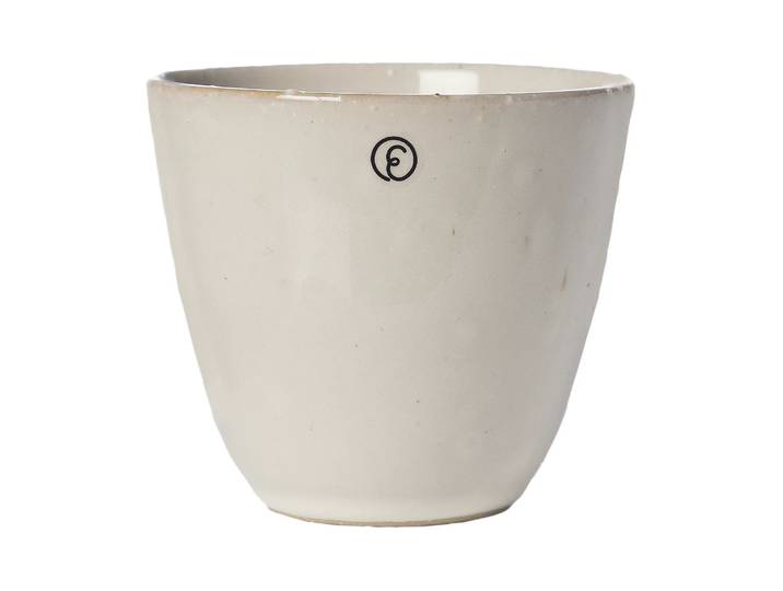ERNST Mug sans anse Ernst 8 cm Blanc naturel