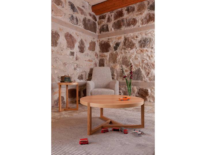 Couchtisch WOODMAN Peppa , braun (eiche), B:82cm H:36cm T:82cm, Tische, Couchtisch, Breite 82 cm, FSC-zertifiziert