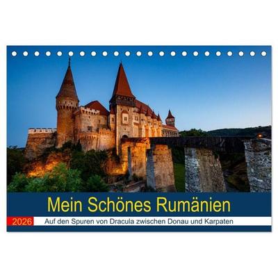Mein Schönes Rumänien (Tischkalender 2026 DIN A5 quer), CALVENDO Monatskalender