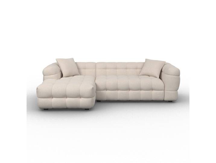 Wohnlandschaft Magda Creme Bouclé