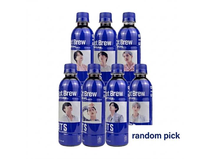 HY Bts Hot Brew Americano Café Glacé Sélection Aléatoire 350 ml