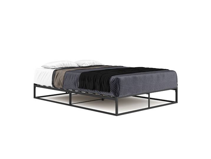 Metallbett ANKARA 140 x 200 x 25 cm schwarz