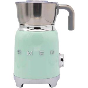 Smeg Milchaufschäumer 50er Retro Style, MFF11PGEU, elektrisch, Induktion, mit 6 Programmen, Edelstahl, 600 ml, pastellgrün