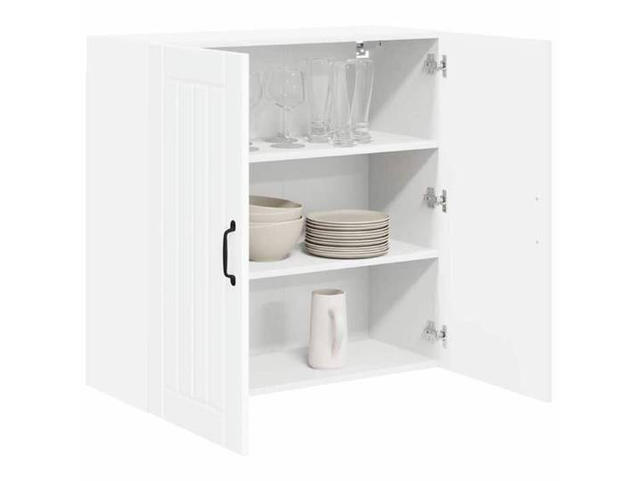 Organisateur de Cuisine 1 PC - ZENCORE - Cabinet de Rangement - Lucca Blanc 80x31x80cm LH60314