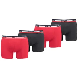 MEN SPRTSWR LOGO BOXER BRIEF ORG CO 4P ECOM Herren Boxershort Mehrfarbig