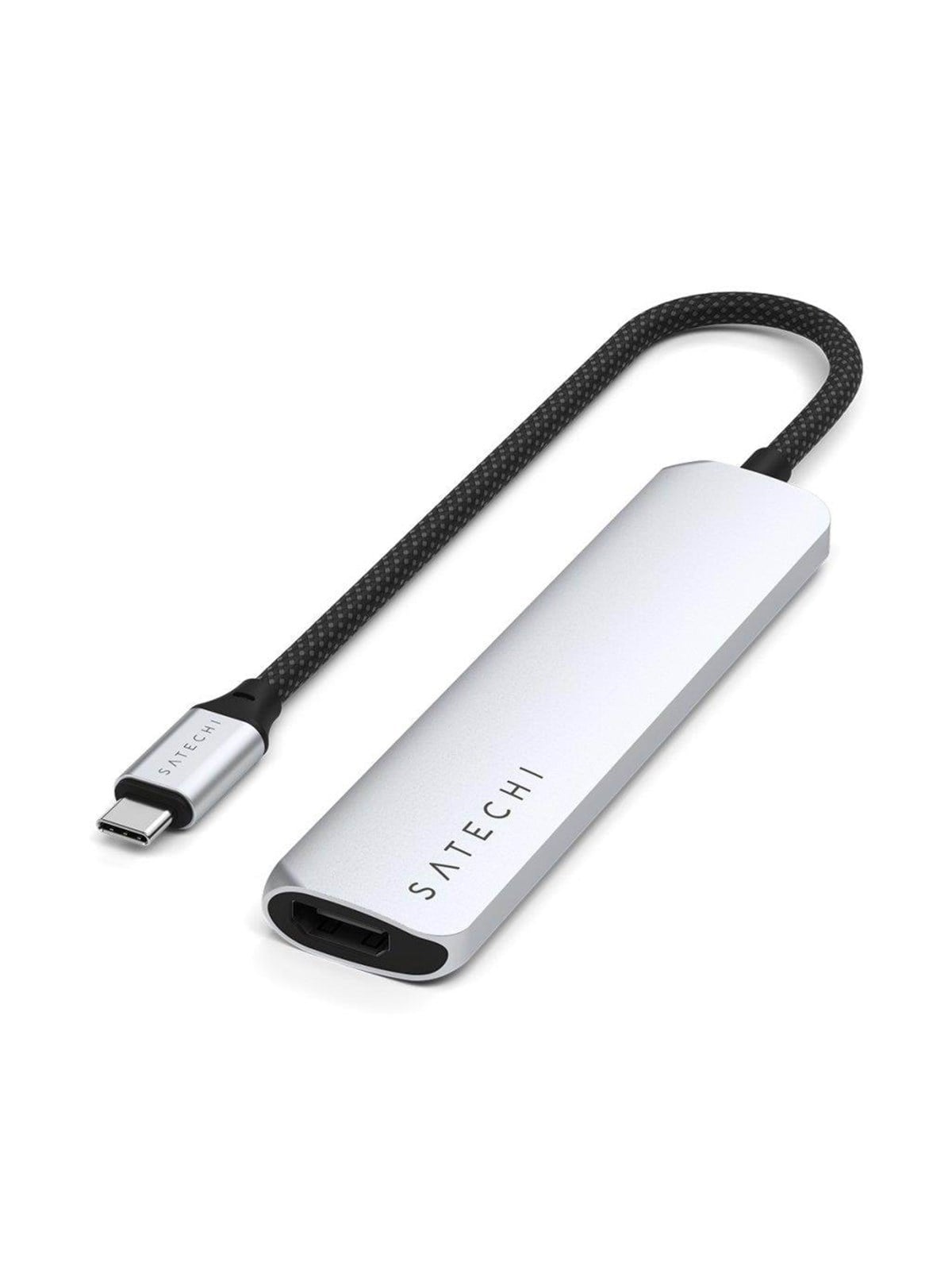 Satechi 6-in-1 USB-C Slim Multiport Adapter - Silver