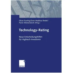 Technology-Rating, Fachbücher von Pierre Weimerskirch, Sven-Matthias Riedel, Oliver Everling