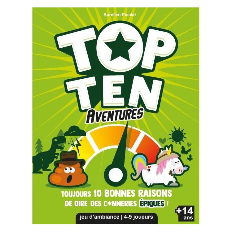 Cocktail games Top Ten Aventures (Fr) (Französisch, 4 - 9 Spieler) (CGTOPAV01)