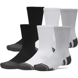 6er Pack UNDER ARMOUR Performance Tech Crew Socken 011 - mod gray/mod gray/jet gray L (42-47.5)