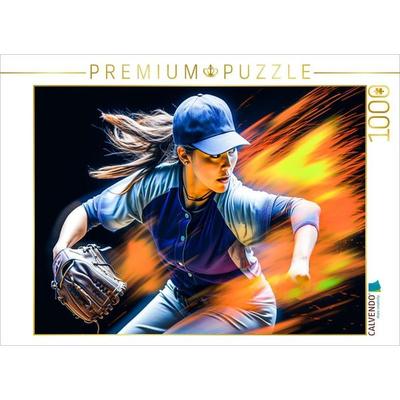 CALVENDO Puzzle Ein Motiv aus dem Kalender Basball und Motivation | 1000 Teile Lege-Größe 64x48cm Foto-Puzzle für glückliche Stunden