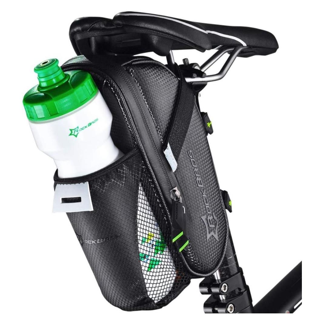 Rockbros C7-1 wasserdichte Fahrradtasche mit Sattelbefestigung 1,5l - Schwarz (1.50 l, Satteltasche) (1701423730)