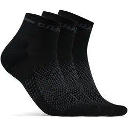 3er Pack CRAFT Core Dry Mid Socken 999000 - black 46-48
