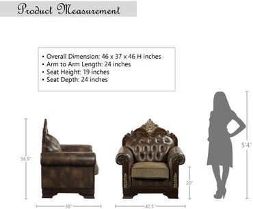 "Fremont & Park Irina Living Room Chair - 46"" x 37"" x 46"""
