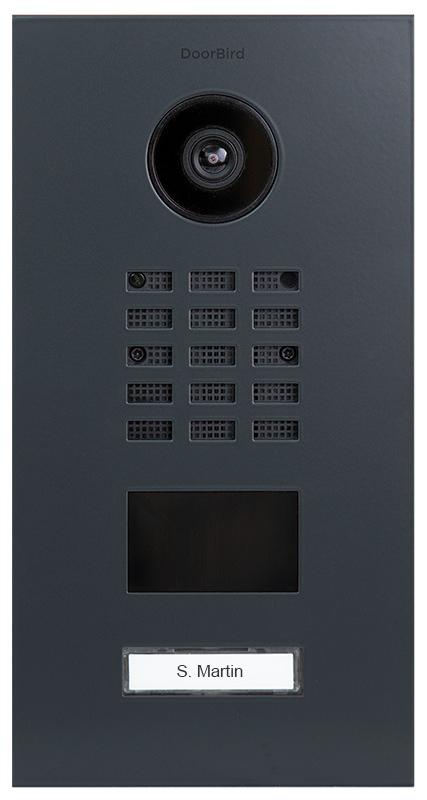 Doorbird D2201V IP Video Türsprechanlage Edelstahl RAL 7016