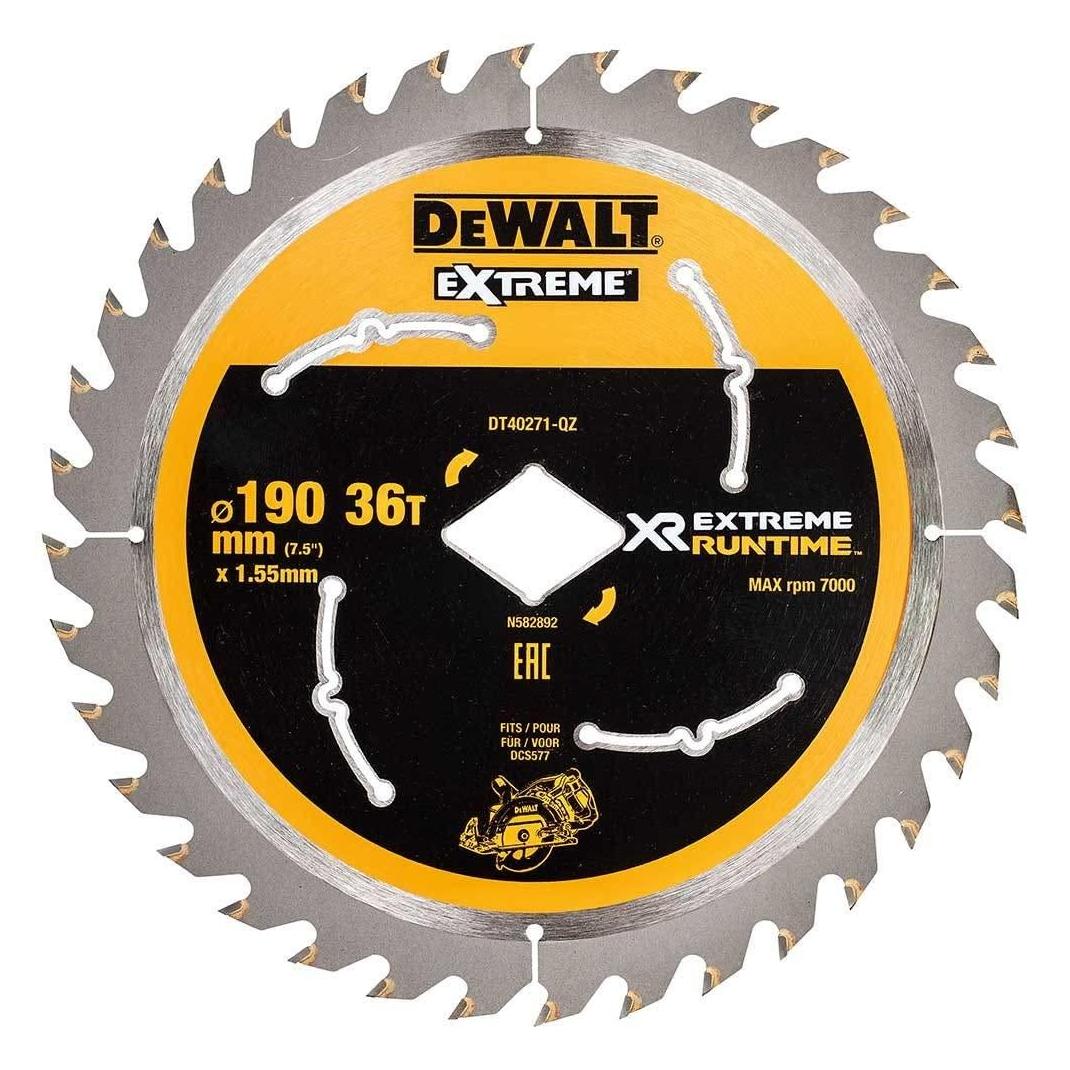 DeWalt Kreissäge 190 x 36 DCS577 (DT40271-QZ) Zähne (DT40271-QZ)