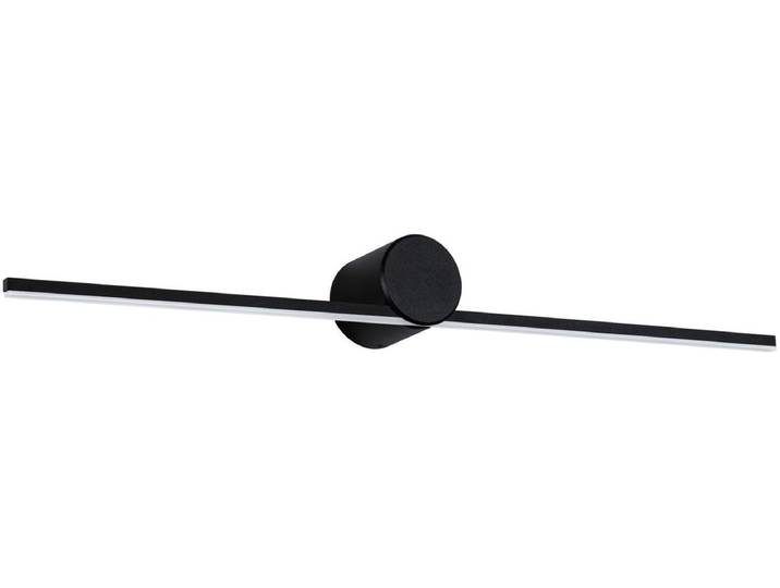 LED-spiegellamp Sava IP44 3000K 300lm 230V 5W Zwart mat