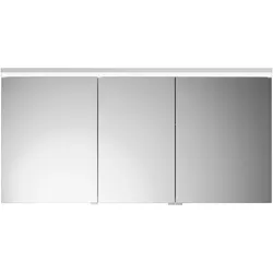 burgbad Lin20 Spiegelschrank LED-Beleuchtung, 3 Türen, mittlerer Tür Anschlag links, 1400x700x170mm, SPQK140RF5375, Farbe: Weiß Matt