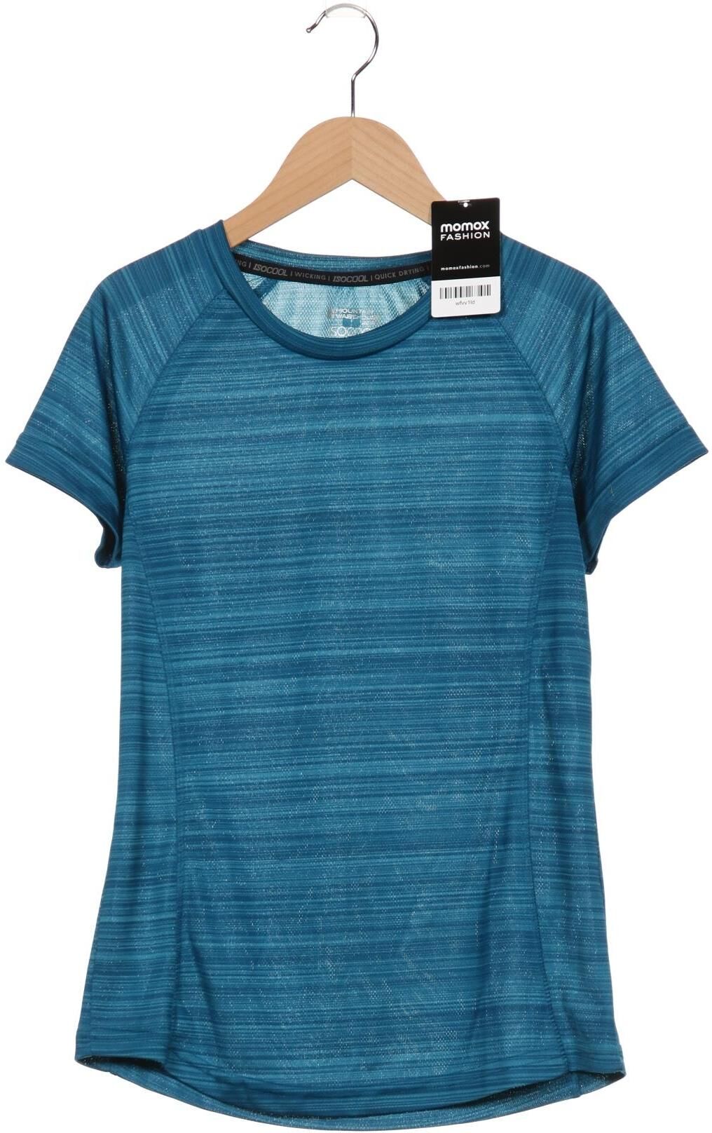 Mountain Warehouse Damen T-Shirt, Türkis, Gr. EU 36, kein / Etikett - Second Hand