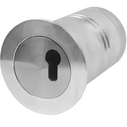 Schlüsseltresor Rohrtresor Schlüsselsafe, Aluminium, L143 x Ø80 mm
