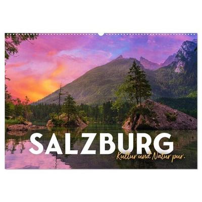 Salzburg - Kultur und Natur pur. (Wandkalender 2027 DIN A2 quer), CALVENDO Monatskalender