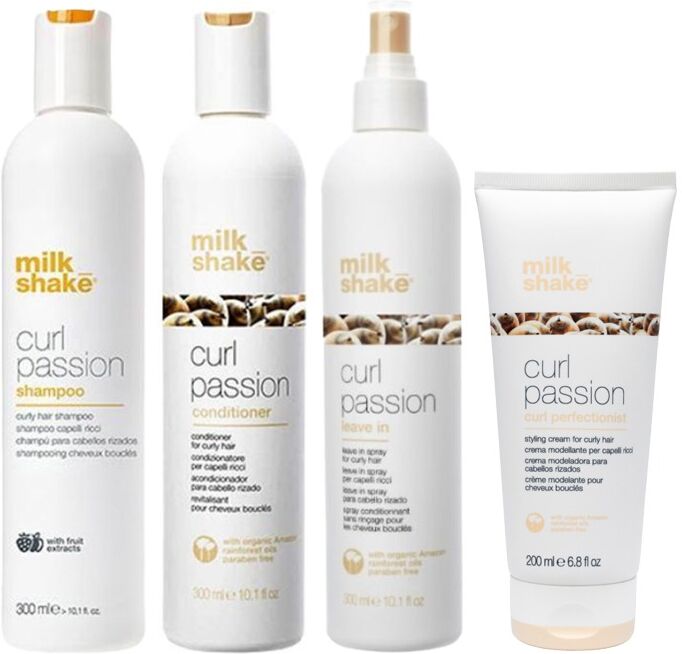 milk_shake curl passion shampoo 300ml, curl passion conditioner 300ml,