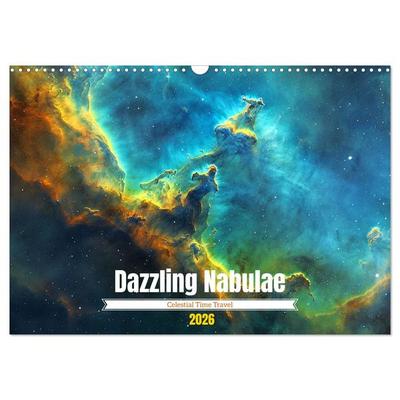 Dazzling Nebulae (Wall Calendar 2026 DIN A3 landscape), CALVENDO 12 Month Wall Calendar