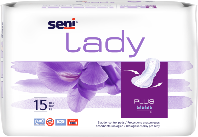 Seni Lady Plus - 16 paquets de 15 protections