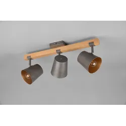 Trio 801900367 Spotleuchte Bell 3x25w | E14 - Holz, Nickel