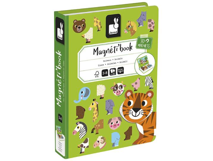 Janod Magnetbuch Tiere