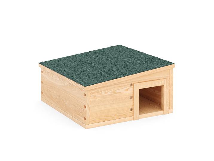 Igelhaus Holz 40 x 38 x 19 cm natur