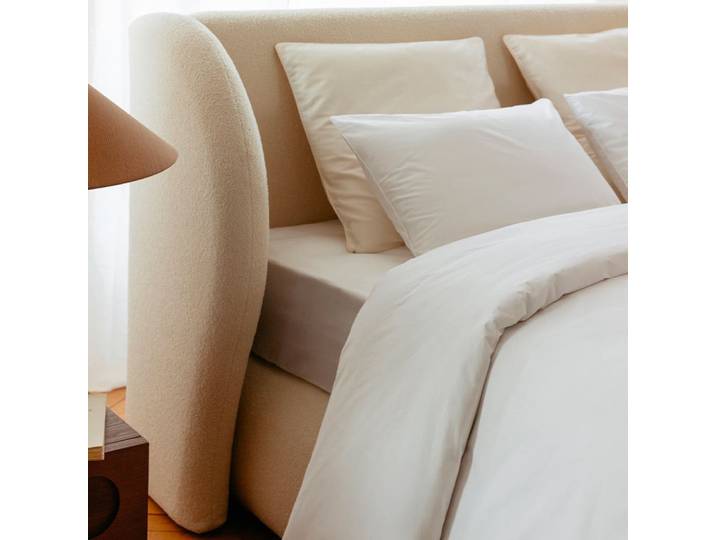 Housse de couette 220x240cm - blanc - coton lavé