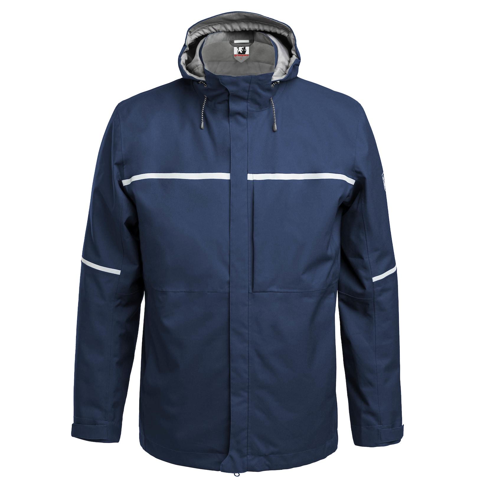 QUALITEX HIGH QUALITY WORKWEAR Hardshelljacke RESIST marine Herren: L
