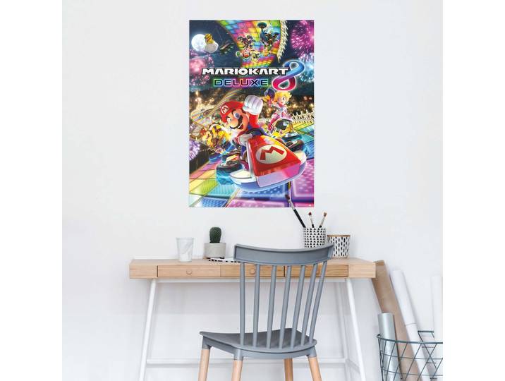 Affiche Mario Kart 8 Deluxe Papier Multicolore 61 x 92 x 0cm