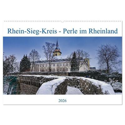 Rhein-Sieg-Kreis - Perle im Rheinland (Wandkalender 2026 DIN A2 quer), CALVENDO Monatskalender