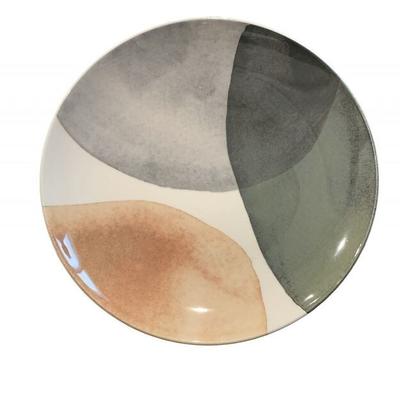 Novastyl Flacher Teller GAIA - Steinzeug - 26 cm