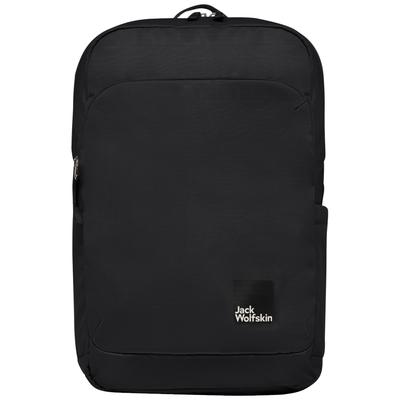 Cityrucksack JACK WOLFSKIN "TERRAVIEW", schwarz, Rucksäcke, Obermaterial: 100% Polyester. Futter: 100% Polyester, Cityrucksack, mit Laptopfach