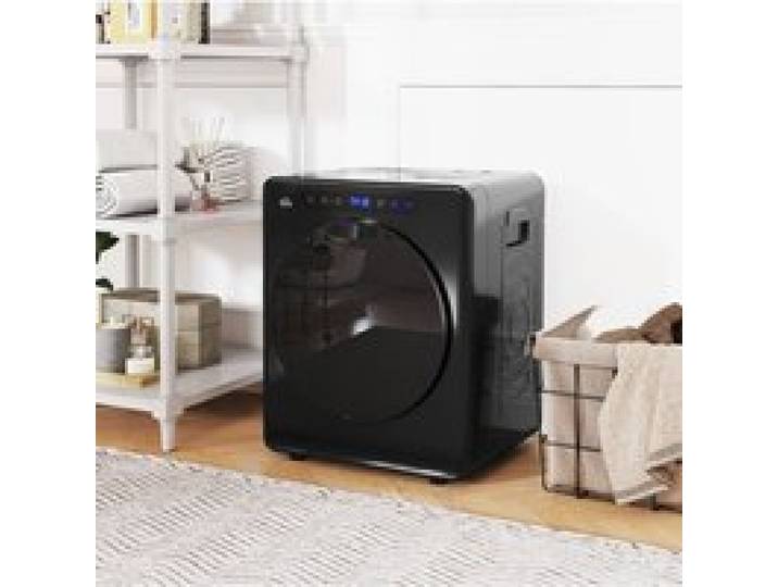 Sèche-linge compact 4 kg 6 programmes évacuation 40-60 °C commande tactile noir