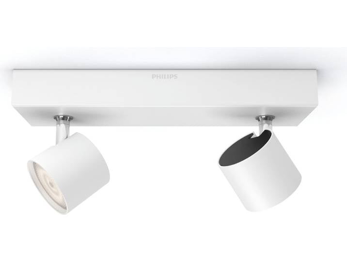 Philips WarmGlow LED Star Decken-/Wandspot, 2x, Strahler Oberflächenbeleuchtung, Nicht austauschbare(s) Leuchtmittel, 2 Glühbirne(n), LED, 9 W, 2700 K
