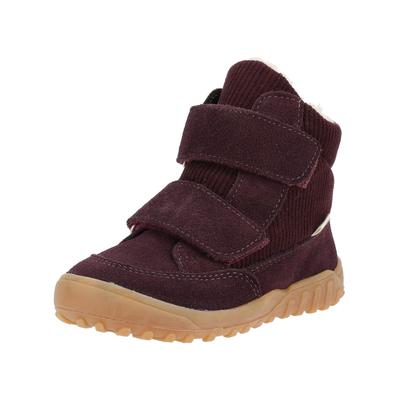 Stiefelette PEPINO "Pepino Stiefelette Veloursleder", Damen, Gr. 27, pflaume, Veloursleder, Schuhe Stiefelette