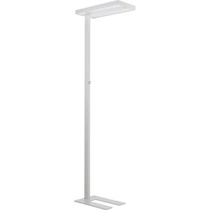 Alco Stehlampe 9085-10 LED, weiß, 195 cm, 8900 Lumen, 80 Watt, dimmbar, mit Licht- & Bewegungssensor