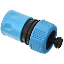 Schlauchkupplung Schnellkupplung 3/4" mit Wasserstopp Blister BLUE LINE G73033B