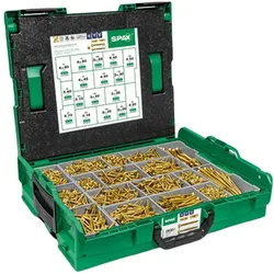 SPAX® Holzschrauben Sortiment L-BOXX YELLOX 2.935-teilig