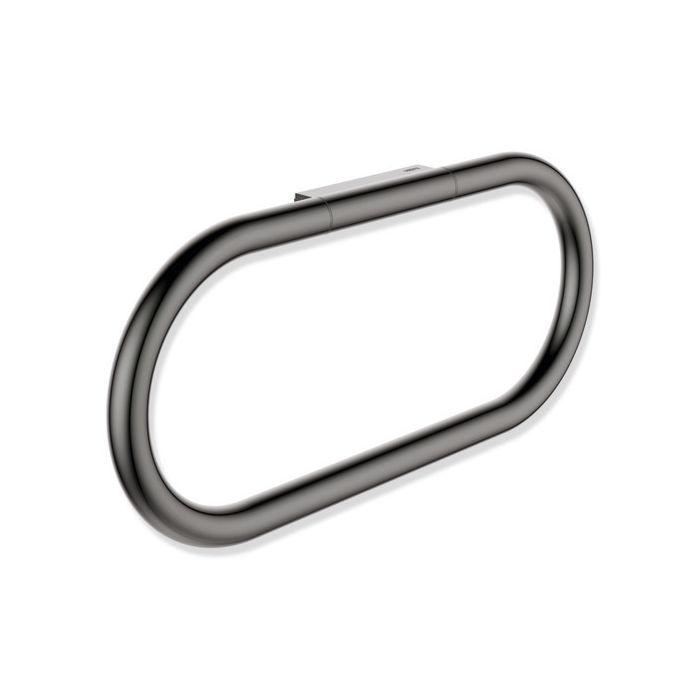 Hewi Serie 480 Handtuchring 480.09.00270EC schwenkbar, PVD beschichtet, schwarzchrom glänzend