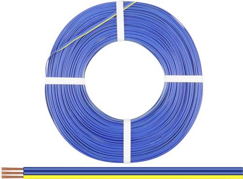 Donau Elektronik 318-223-25 Litze 3 x 0.14mm² Blau, Blau, Gelb 25m