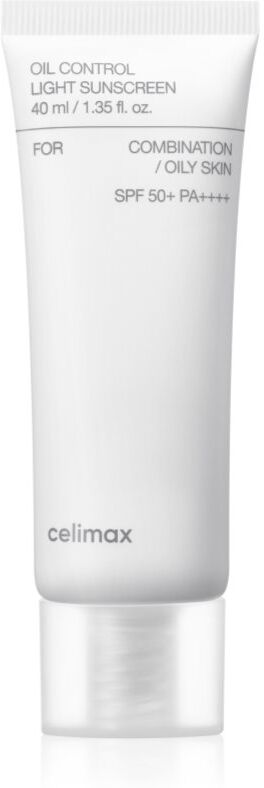 celimax Oil Control Light Sunscreen crème solaire SPF 50+ pour peaux grasses et mixtes 40 ml