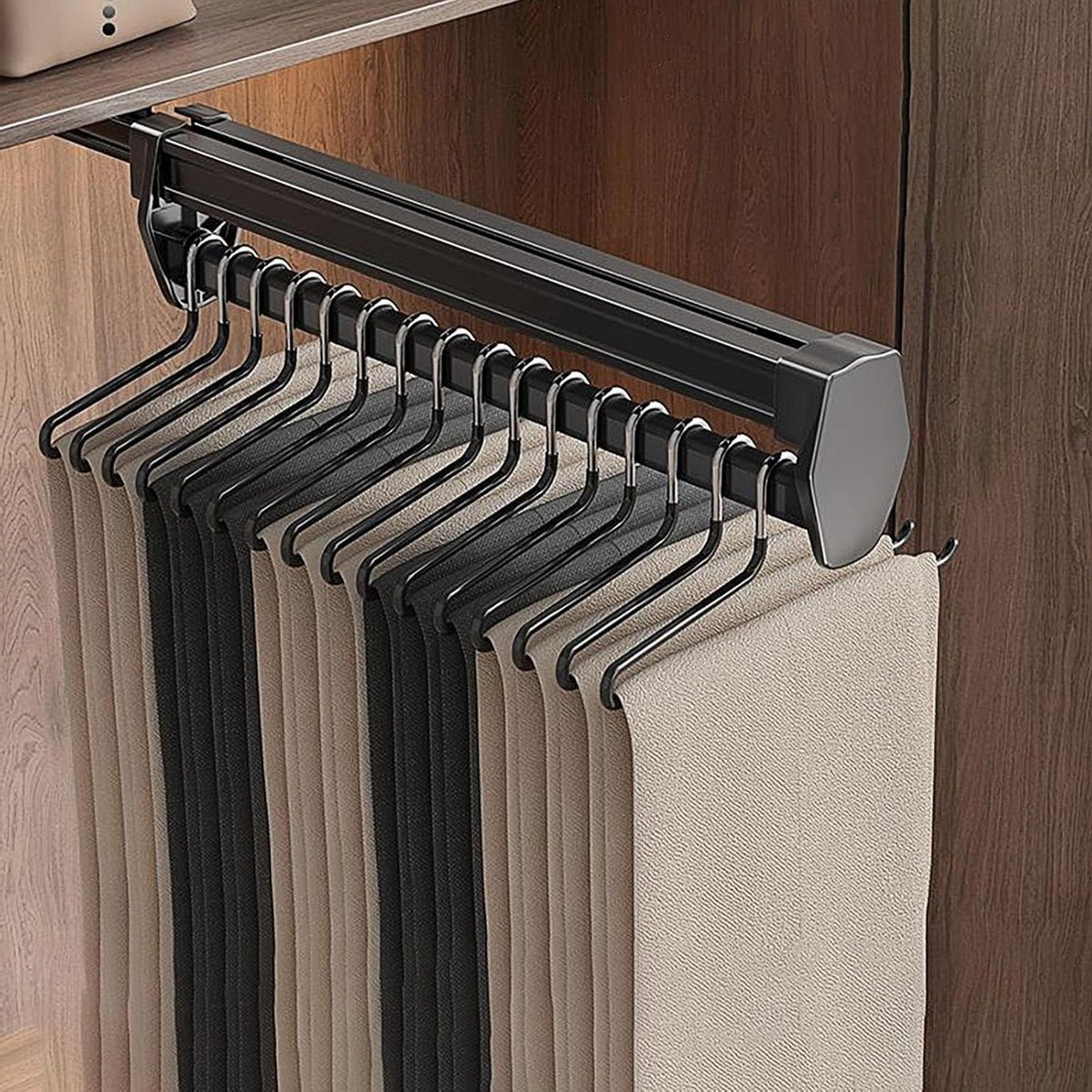 Aluminium Uittrekbare Kledingroede - Verstelbare Kastrail Schuifstang - 10 inch