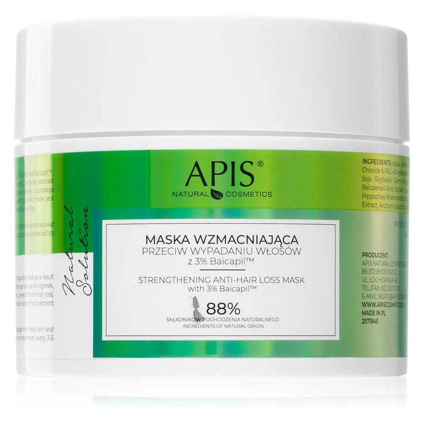 Apis Natural Cosmetics Apis Strengthening Mask Against Hair Loss With 3% Baicapil 200Ml (200 ml) (5901810002886)
