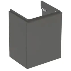 Geberit Smyle Square Handwaschbecken-Unterschrank 500364JK1 49,2x61,7x40,6cm, Tür links, lava matt