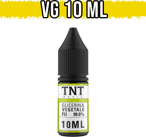 TNT Vape Glicerina Vegetale 10ml Full Vg